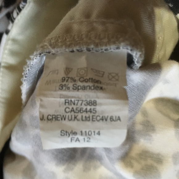 J Crew Bennett Cropped Chino In Snowcat Size 4 - Picture 5 of 5